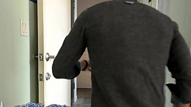 Katrina Colt in Yellow Crop Top & Jeans Lures Ryan Into Hallway Doggy, Cowgirl & Standing Missionary While His Wife Waits