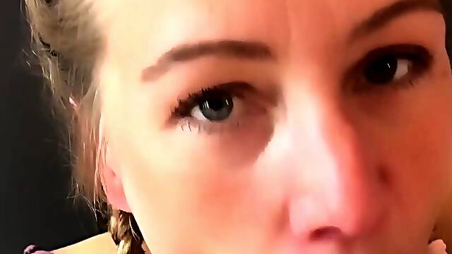 Sexy amateur blonde blowjob amp cumshot HD