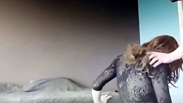 Bareback Amateur Crossdresser Takes Big Cock Anally