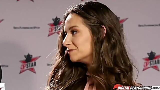 DP Star 3 - Hot Natural Brunette Cassidy Klein Deep Throat Blowjob