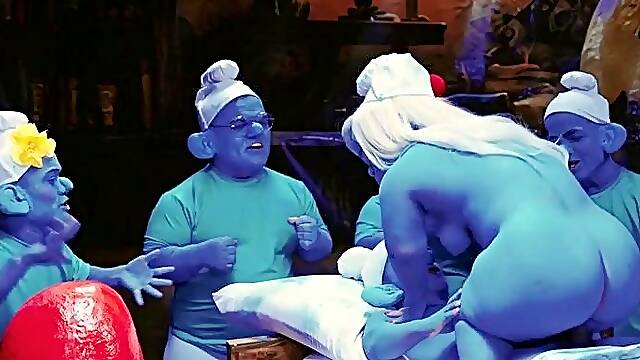 Andreia Parody of The Smurfs XXX