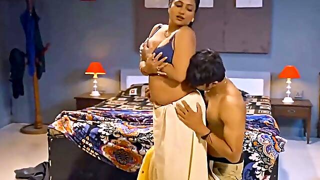 Paglet House Wife And Boy Enjoy Sex