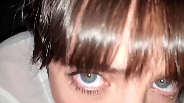 Young French Hentai Slut with Blue Eyes Sucks and Fucks