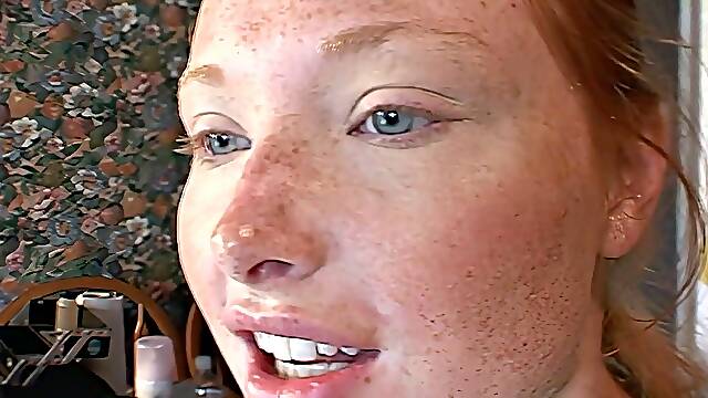 Redheads Pussy Licked and Double Penetrated by Two Dudes