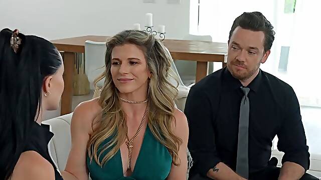 Busty Maid Violet Voss Makes Milf Cory Chase Cum