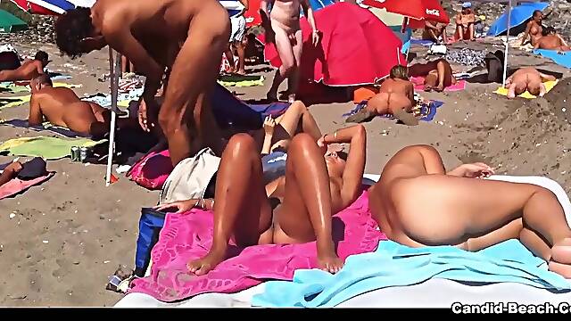 Cam Spy Voyeur, Miron Espia, Playa Follando Miron