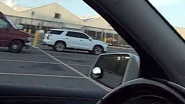 Squirt at Walmart grocery store parking lot