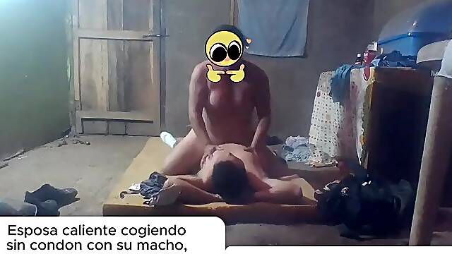 Each cuckolds fantasy. Hawt wife having sex with her lover out of a fucking-rubber. Part two