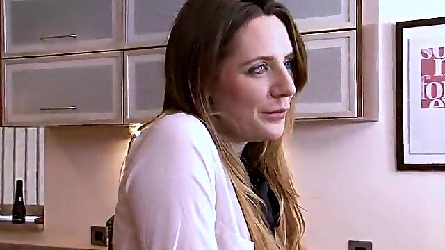 Housewife mother id like to fuck with hot underware and unshaved twat drilled by hte fruitboy in kitchen