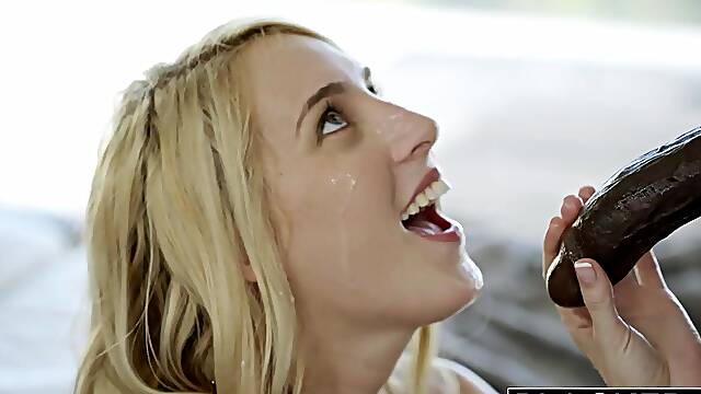 BLACKED Golden-haired Hottie Cadence Bangs BBC To Pay BFs Debt