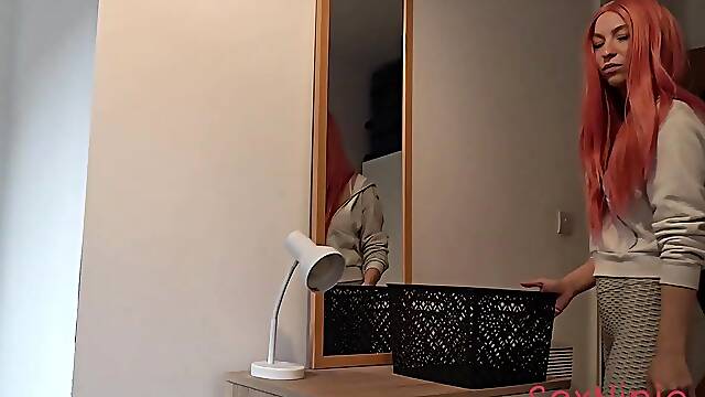 Caught Flashing My Hard Penis to My Step-Mama