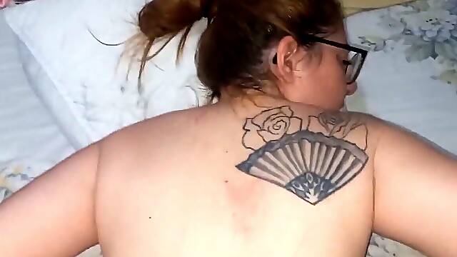 Spunking inside the married redheads virgin booty