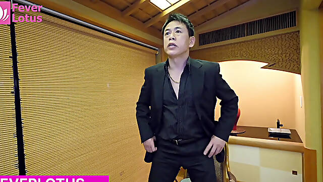 Curvy Japanese Mob Molls Massive Jugs Bounce in Interracial Threesome - Japanese Dick + BBC Pump Her Full