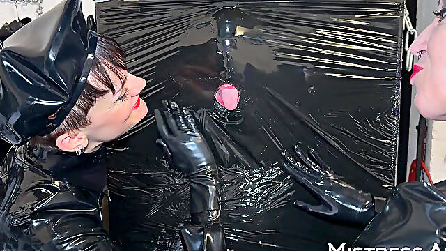 Double Mummification Tease with Mistressae &amp; Miss Lilly