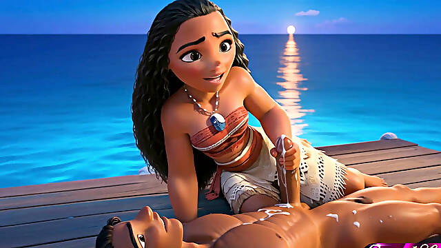 Moanas Love Story - AI Animation ASMR