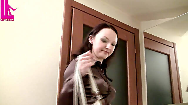 Sewing in Boots and Massaging Aching Feet in Stockings