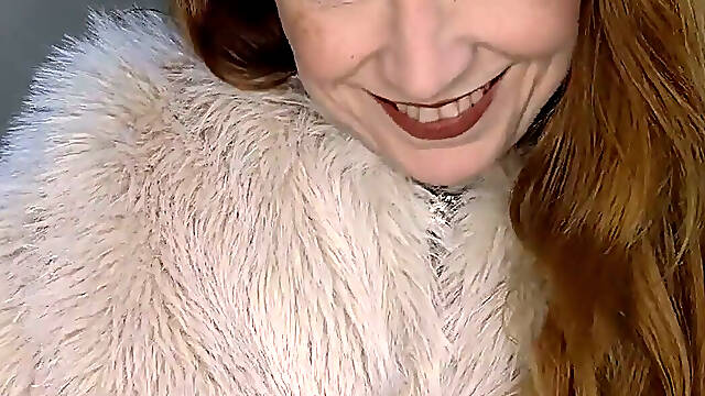 Fur Coat No Panties Cougar Step-stepmom Spit Fetish Blowjob