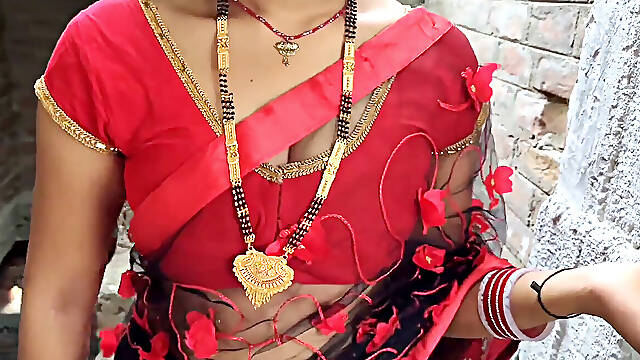 Red-hot indian bhabhi saree hook-up outdoor bihari sonam