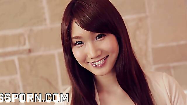 Hot Japanese teen +18 Mikuni Maisaki at her first porn video