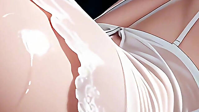 Mira White Hair (harem Girls) Intense Anal Creampie with Massive Overflow 4k120fps
