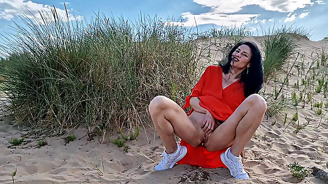 Outdoors Naked and Pissing Compilation Nicky Brill