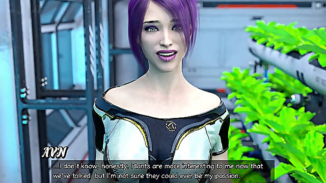 Stranded in Space - Meeting a Shy Emo Girl