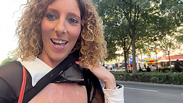 An Afternoon at the Sex Shop, Sucking Good Cocks and Going Out Into the Street Covered in Cum.