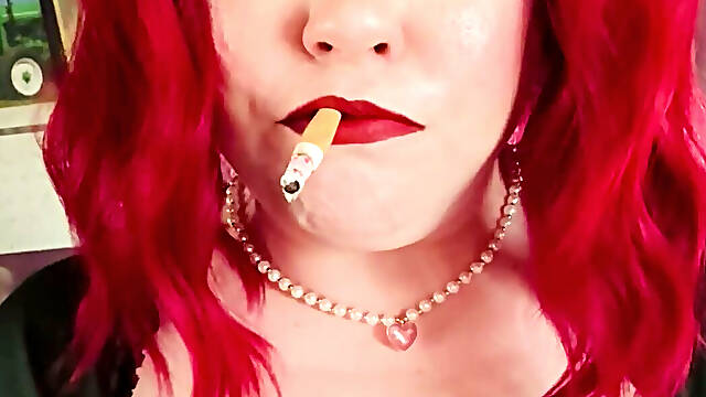 BBW Smoking Slut Tina Snua Playing with Her Boobs & Talking Dirty About Smoking Blowjobs