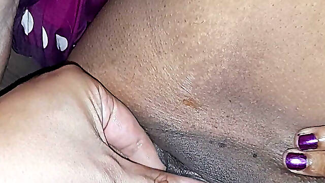 Busty Indian MILF Footjob and Blowjob
